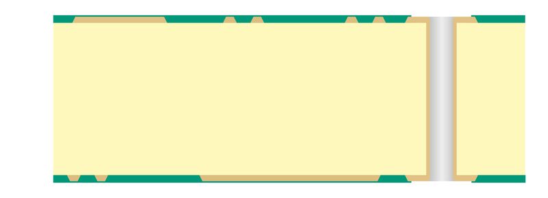 Double-sided PCB graphic